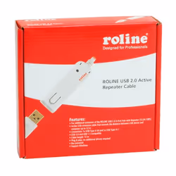 ROLINE Rallonge USB 2.0 blanche pour 12.04.1085 12m - Vue supplémentaire 2