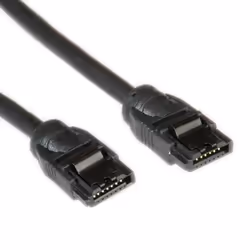 ROLINE Câble interne SATA 6.0 Gbit/s pour disques durs 0,5 m, 0,5 m, SATA III, SATA 7-pin, SATA 7-pin, Mâle/Mâle, Noir