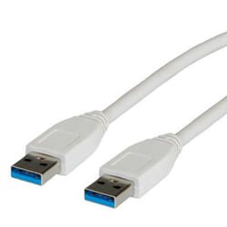 ROLINE USB 3.0, Type A-A, 3.0M câble USB 3 m USB A Blanc
