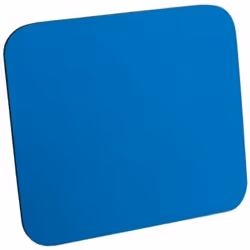 ROLINE Tapis de souris bleu, Bleu, Monochromatique, Nylon, Repose-poignets, Base antidérapante