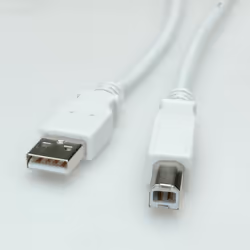 Value Câble USB 2.0 Type A-B 0,8m, 0,8 m, USB A, USB B, Mâle/Mâle, 480 Mbit/s, Blanc