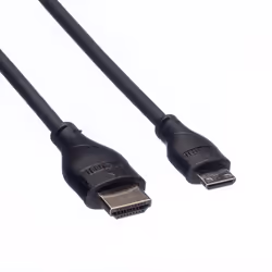 ROLINE Câble HDMI High Speed avec Ethernet, HDMI M - Mini HDMI M 2,0m