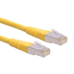 ROLINE Cordon Cat.6 S/FTP jaune 0,3m