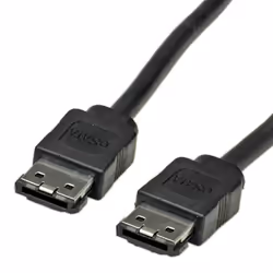 ROLINE Câble externe pour disques durs eSATA 6.0 Gbit/s 0,5 m, 0,5 m, SATA III, SATA 7-pin, SATA 7-pin, Mâle/Mâle, 6 Gbit/s