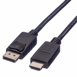 ROLINE 11.04.5779, 1,5 m, DisplayPort, Mâle, Mâle, 1920 x 1200 pixels, 1920 x 1080 (HD 1080), 1920 x 1200 (WUXGA)