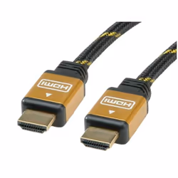 ROLINE HDMI/HDMI, 10 m, 10 m, HDMI Type A (Standard), HDMI Type A (Standard), Noir