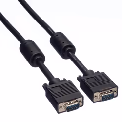 ROLINE Câble écran HD15 M/M avec noyaux de ferrite + DDC 10 m