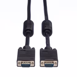 ROLINE Câble écran HD15 M/M avec noyaux de ferrite + DDC 10 m