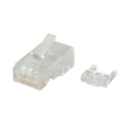 ROLINE Connecteur modulaire non blindé Cat. 6 pour câble solide 10 unités