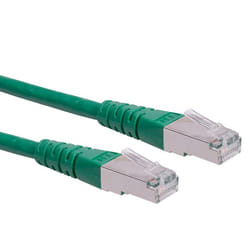 ROLINE Cordon Cat.6 S/FTP (PiMF) vert 1,5m