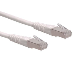 ROLINE Câble Patch S/FTP (PiMF) catégorie 6, blanc 1,0m