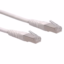 ROLINE Câble Patch S/FTP (PiMF) catégorie 6, blanc 2,0m, 2 m, Cat6, S/FTP (S-STP), RJ-45, RJ-45