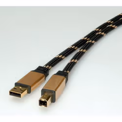 ROLINE GOLD Câble USB 2.0, type A-B 1,8m