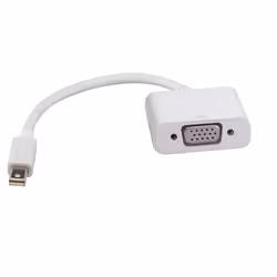ROLINE Adaptateur Mini DisplayPort-VGA, MiniDP M - VGA F, Blanc