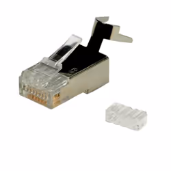 ROLINE Connecteur modulaire blindé Cat. 6 pour fil solide 10 unités