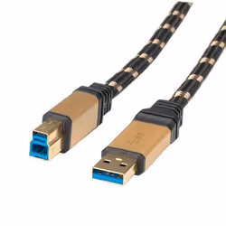 ROLINE GOLD Câble USB 3.0, type A mâle - B mâle 1,8m
