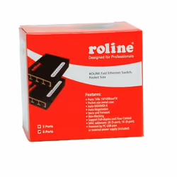 ROLINE Switch Fast Ethernet, Pocket, 8 ports