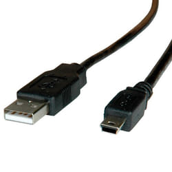 ROLINE Câble USB 2.0, type A - mini 5- broches 0,8m