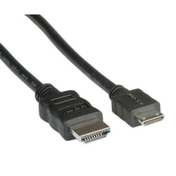 Value Câble HDMI High Speed avec Ethernet, HDMI M - Mini HDMI M 2,0m