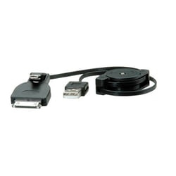Value Câble USB 2.0 avec enrouleur automatique Type A M - Micro B/Galaxy Tablet 0,7m