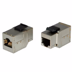ROLINE Coupleur RJ-45, keystone, STP, Cat.6, Gris, RJ-45, RJ-45