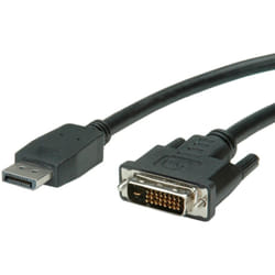 Value 11.99.5619 câble vidéo et adaptateur 1,5 m DisplayPort DVI Noir