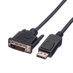 Value 11995608 1,5 m DisplayPort DVI-D Noir