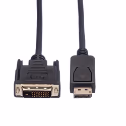 Value 11995608 1,5 m DisplayPort DVI-D Noir