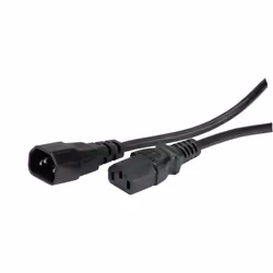 Value Câble d'alimentation 0,5m, 0,5 m, Coupleur C14, Coupleur C13, 250 V, 10 A