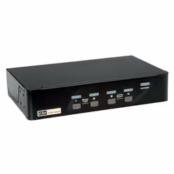 ROLINE Switch KVM, USB, DisplayPort, 1 Utilisateur - 4 PCs, 2560 x 1600 pixels, Noir