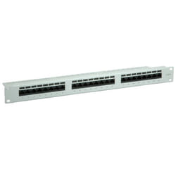 Value Panneau de brassage non blindé 19" Cat.6 / classe E gris