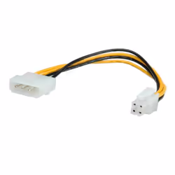ROLINE Câble d'alimentation interne 4 pins HDD / ATX12V-P4 4 pins alimentation 0,15 m, 0,15 m, Molex (4-pin), ATX (4-pin), Mâ ...