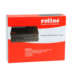 ROLINE Distributeur HDMI, quadruple
