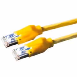 Draka Comteq S/FTP Patch cable Cat6, Yellow, 0.5 m, 0,5 m