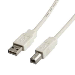 ITB USB 2.0 A/B M/M 1.8m câble USB 1,8 m USB A USB B Blanc