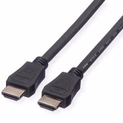 Value Câble HDMI High Speed avec Ethernet, LSOH 7,5m, 7,5 m, HDMI Type A (Standard), HDMI Type A (Standard), Noir