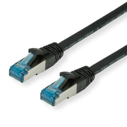 Value 1m S/FTP Cat.6a câble de réseau Noir Cat6a S/FTP (S-STP)