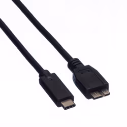 ROLINE Câble USB 3.1, C-Micro B, M/M 0,5m