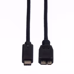 ROLINE Câble USB 3.1, C-Micro B, M/M 0,5m