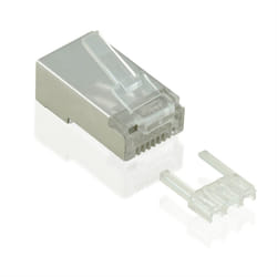 Value 21.99.3065 connecteur de fils RJ-45 Métallique, Transparent
