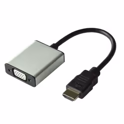 ROLINE 12.99.3119, 0,15 m, HDMI Type A (Standard), VGA (D-Sub) + 3,5 mm, Femelle, Femelle, Droit