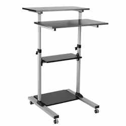ROLINE 17.02.1547, 60 kg, Réglage de la hauteur, 18 kg, Aluminium, Noir