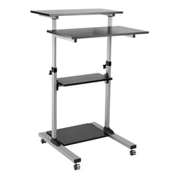 ROLINE 17.02.1547 support et équerre de station de travail/PC tout en un 60 kg Aluminium, Noir