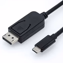ROLINE 11.04.5846, 2 m, DisplayPort, USB Type-C, Mâle, Mâle, 3840 x 2160 pixels