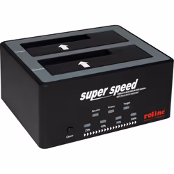 ROLINE 16.01.4122, HDD, SSD, SATA, Série ATA II, Série ATA III, 2.5,3.5", 4 To, USB 3.2 Gen 1 (3.1 Gen 1) Type-B, 5 Gbit/s