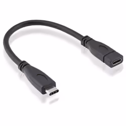 ROLINE 11.02.9015, 0,15 m, USB C, USB C, USB 3.2 Gen 2 (3.1 Gen 2), Noir