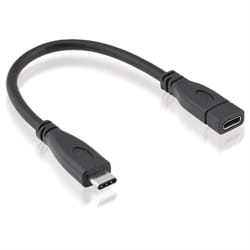 ROLINE 11.02.9015 câble USB 0,15 m USB 3.2 Gen 2 (3.1 Gen 2) USB C Noir