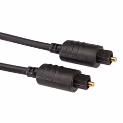 ROLINE Câble Toslink M/M 2m, TOSLINK, Mâle, TOSLINK, Mâle, 2 m, Noir