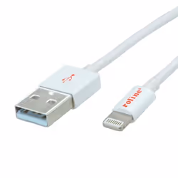 ROLINE Câble de charge et synchronisation pour appareils Apple à connecteur Lightning 1,8 m
