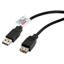 ROLINE Câble USB 2.0 Type A-A, M/F 0,8m